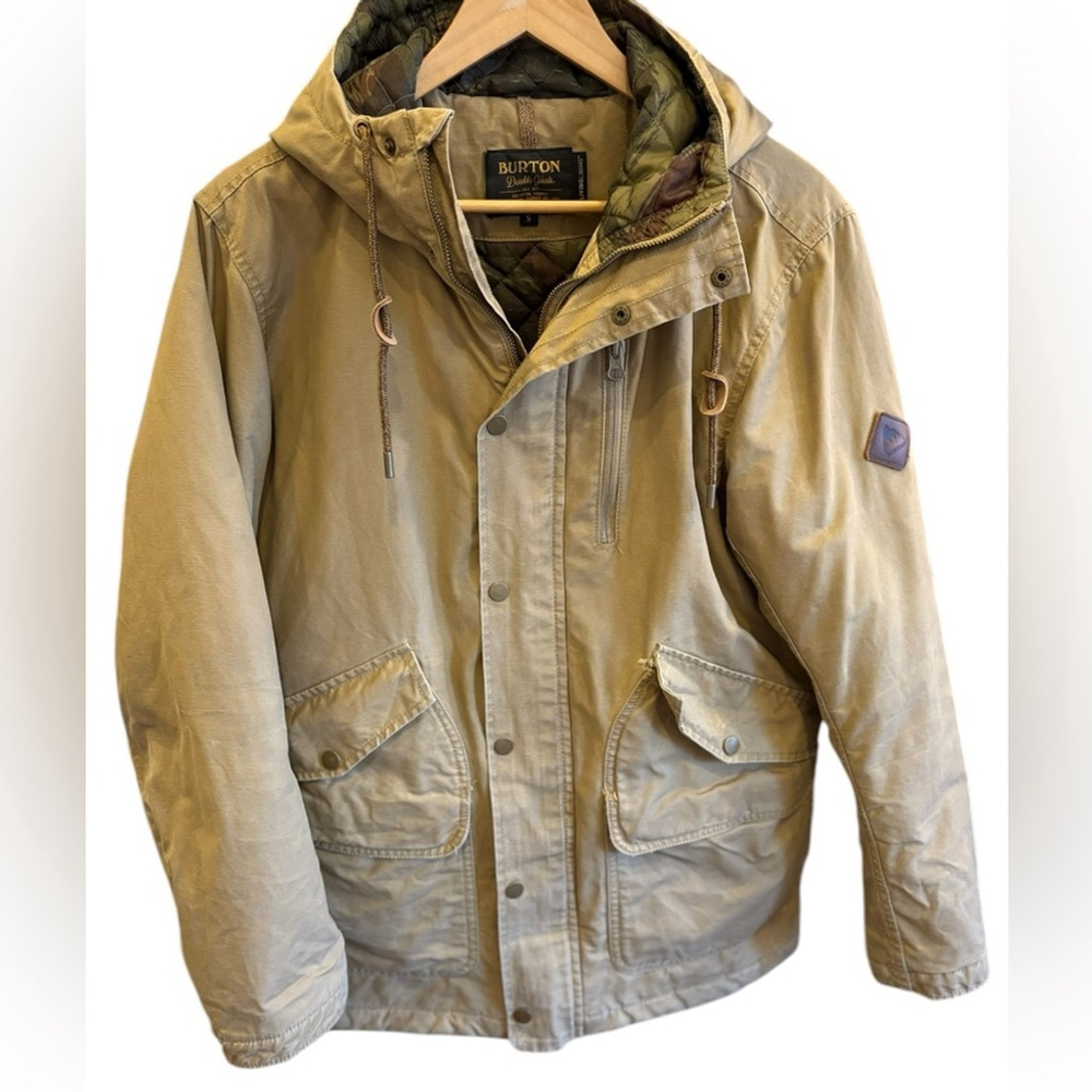 BURTON Men’s Sherman Snowboard Jacket in Tan Sz S - Picture 3 of 10